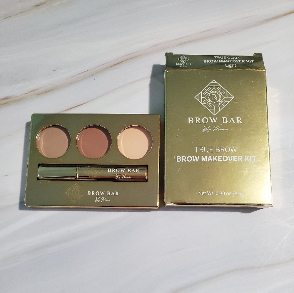 Brow Bar True Brow Makeover Kit by Reema - Light Brown